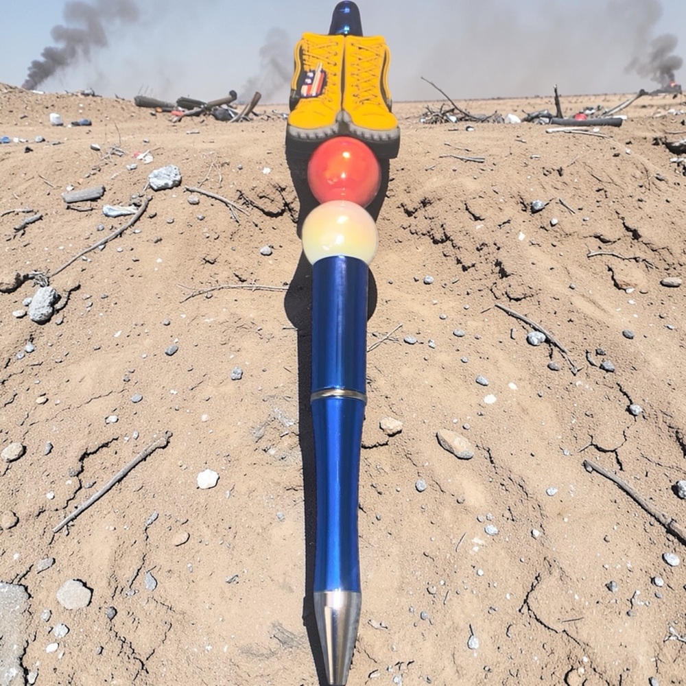 Pen with Boot Topper